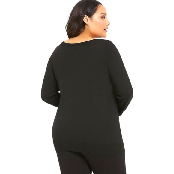 TORRID Plus Size  Striped SKULL PULLOVER SWEATER 1X - Picture 7 of 12